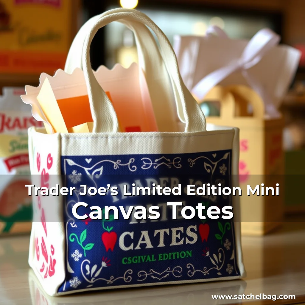 Read more about the article Trader Joe’s Limited Edition Mini Canvas Totes