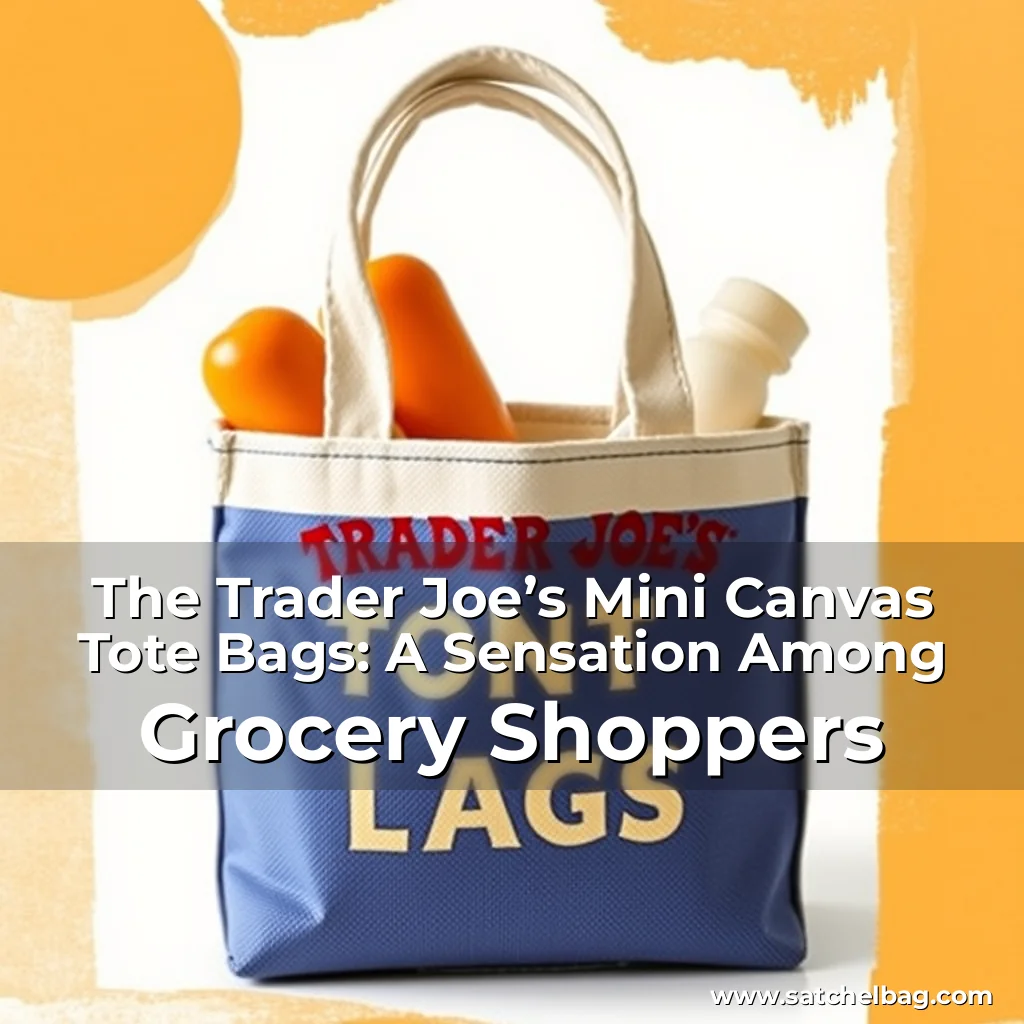 Read more about the article The Trader Joe’s Mini Canvas Tote Bags: A Sensation Among Grocery Shoppers