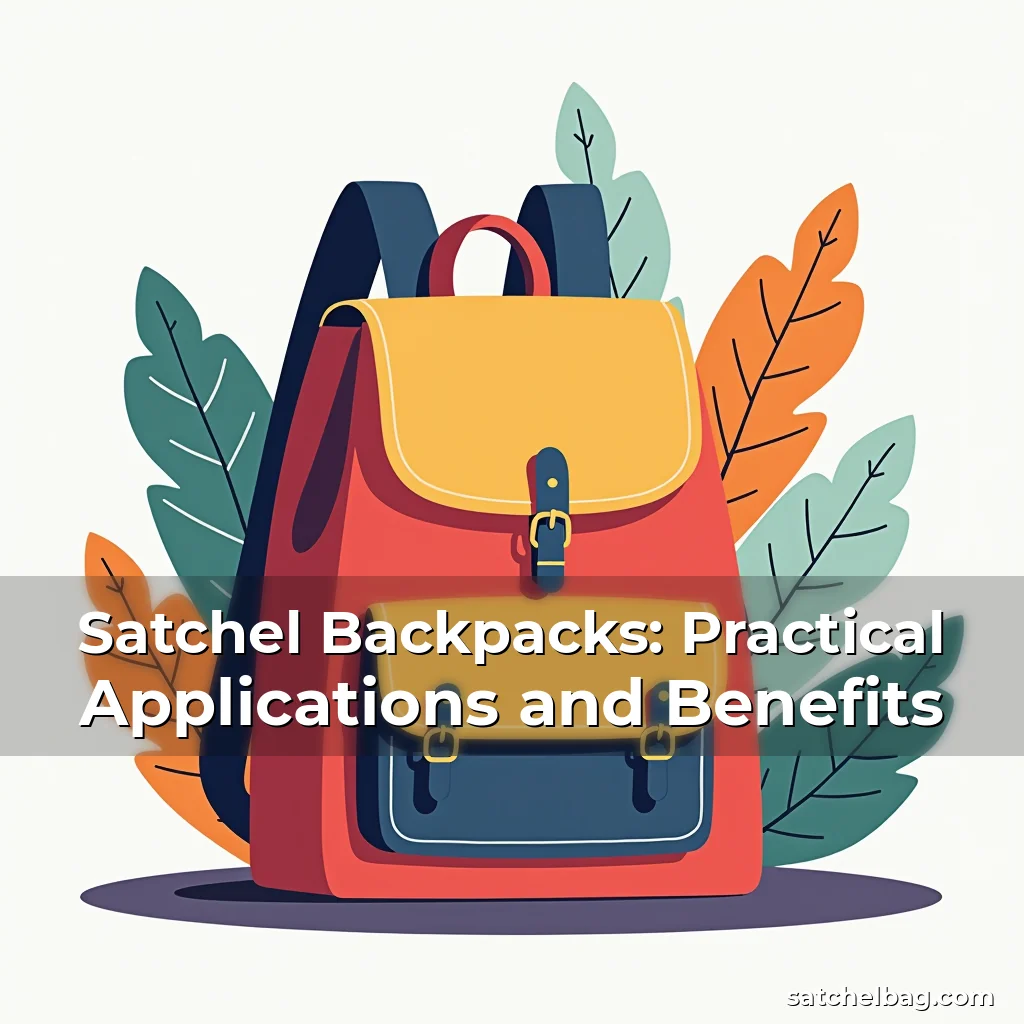 Read more about the article Satchel Backpacks: Practical Applications and Benefits