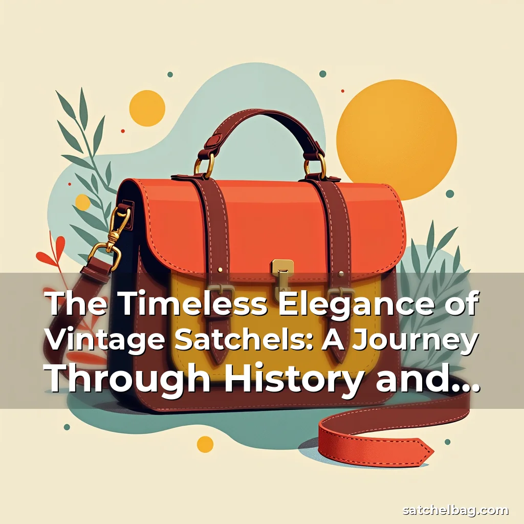 Read more about the article The Timeless Elegance of Vintage Satchels: A Journey Through History and Craftsmanship