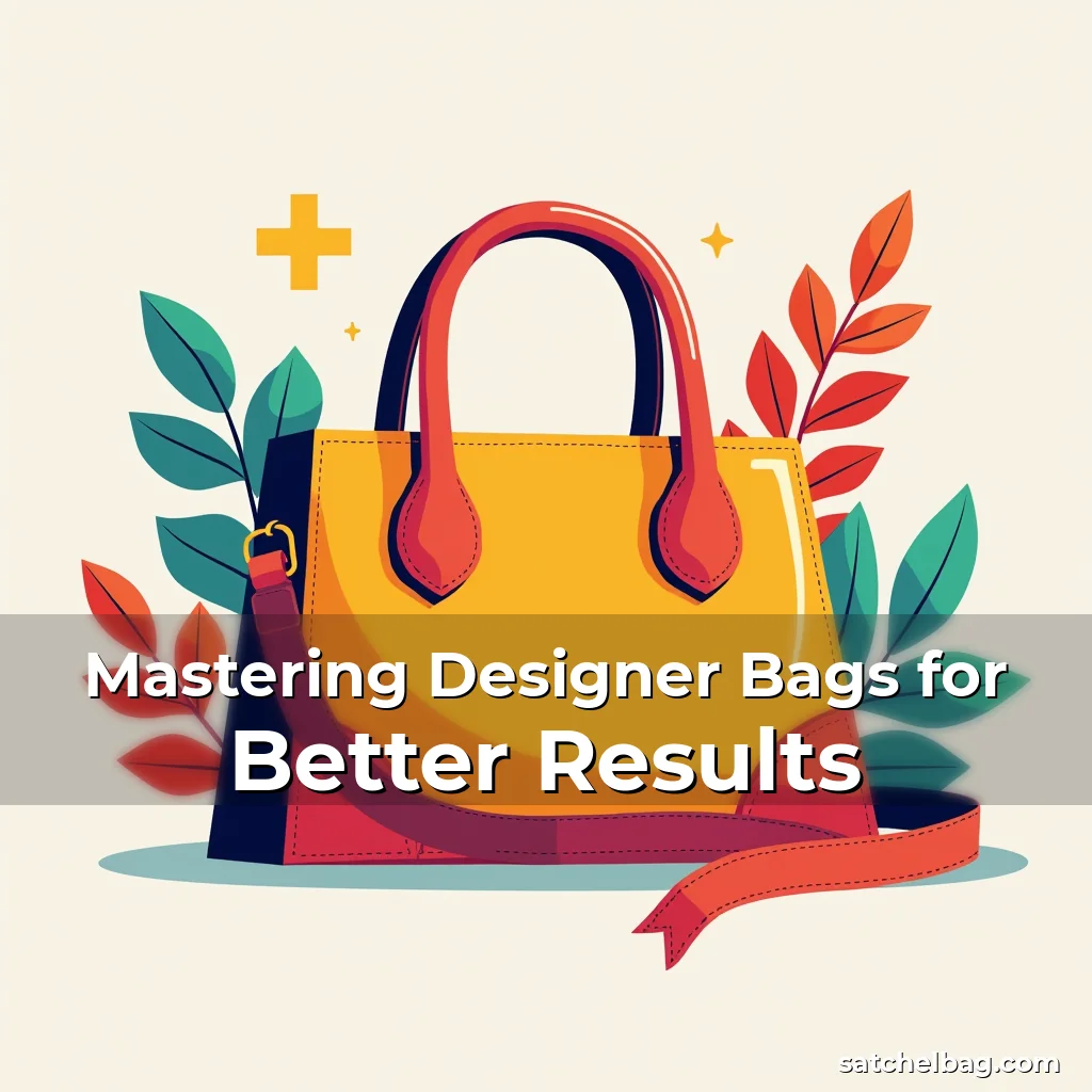 Read more about the article Mastering Designer Bags for Better Results