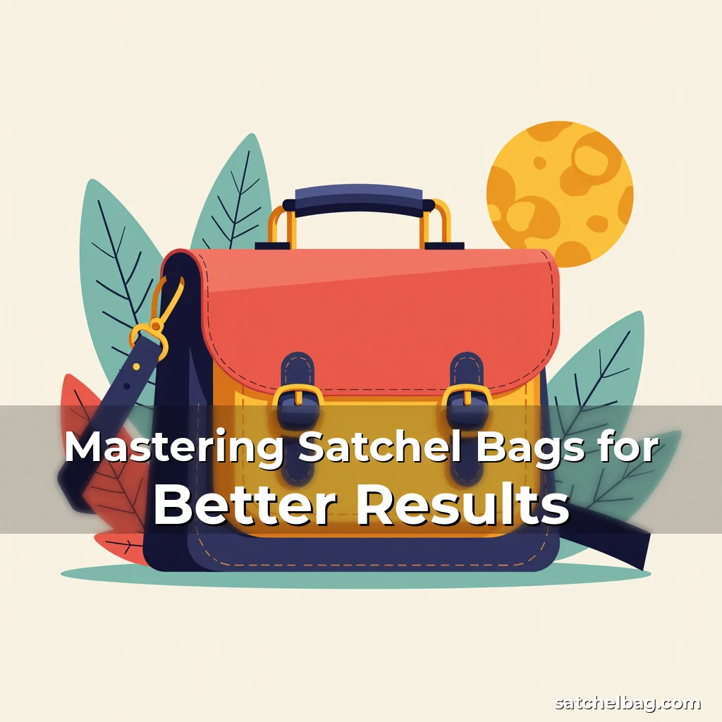 Read more about the article Mastering Satchel Bags for Better Results