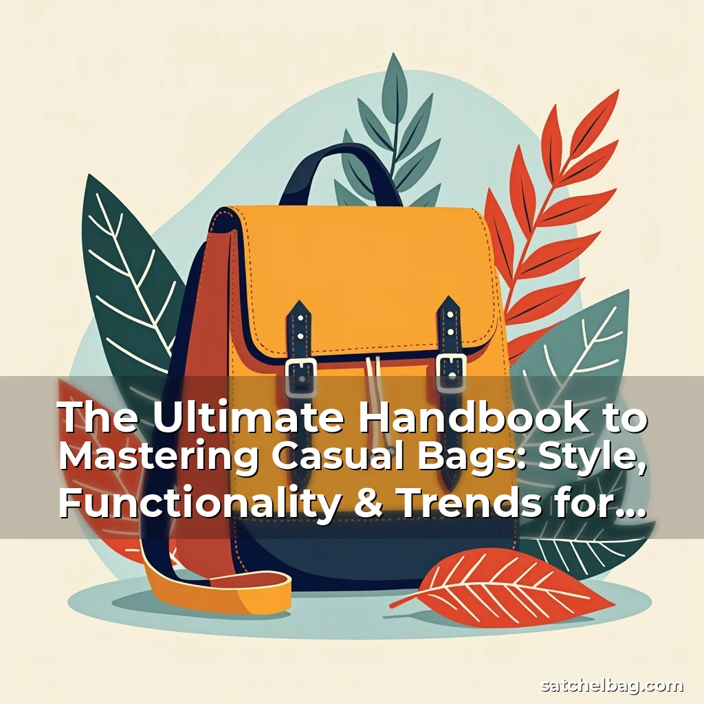 Read more about the article The Ultimate Handbook to Mastering Casual Bags: Style, Functionality & Trends for Modern Adventurers